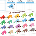 Lazy Day Sloth Planner Stickers