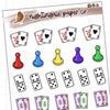 Card and Game Piece Doodles