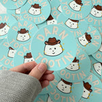 Darn Tootin' Winston Vinyl Decal