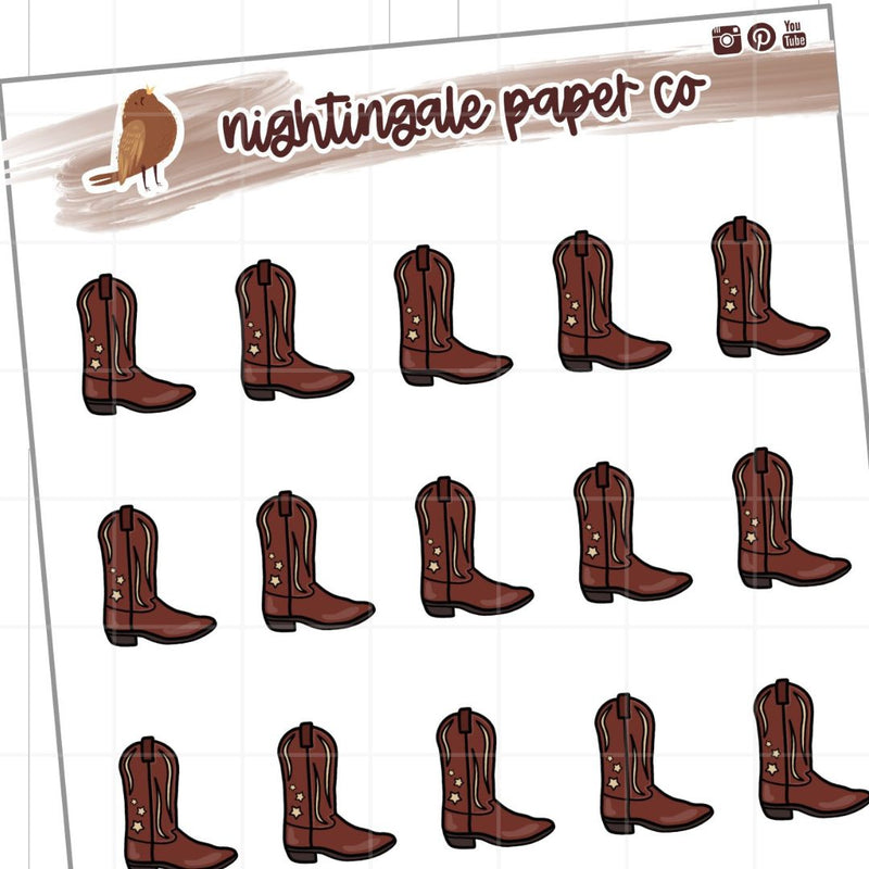 Cowboy Boot Doodles