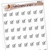Checkbox Stickers (CLEAR PAPER)