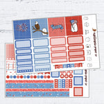 Star Spangled Winston (Fourth of July/Independence Day) Hobonichi Cousin Kit
