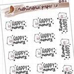 Happy Memory Winstons (CLEAR PAPER)