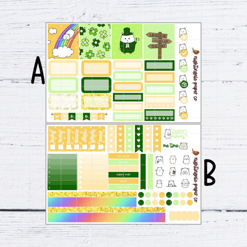 St. Patrick's Day Hobonichi Cousin Kit