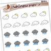 Weather Doodles (Sun, Rain, Clouds)